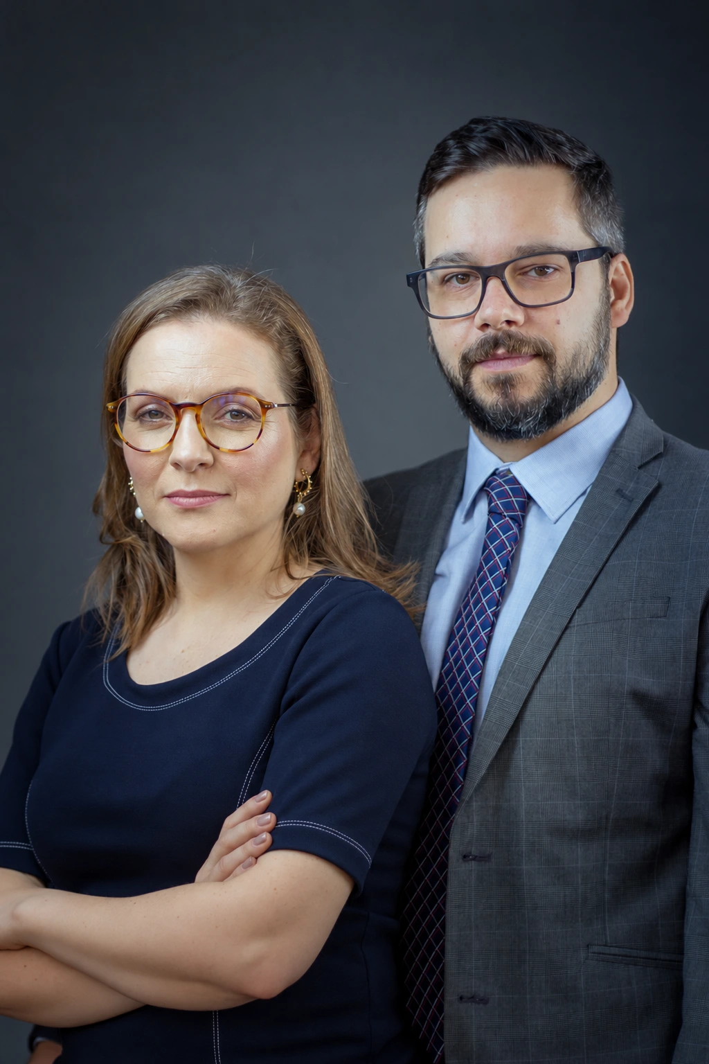 Retrato profissional de Maíra Mota e Gustavo Guiotto